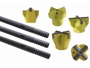 New Delivery for Furnace Tapping Tool,Cross Bit,Full Steel,Button Bit,R32 T38,R25,R28