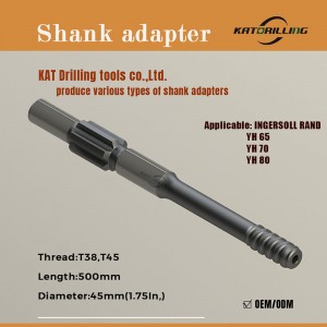 Suitable for Ingersoll Rand YH65 Shank Rod Shank Adapter